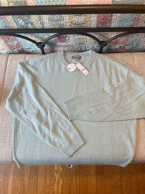 J.Crew Women’s Crewneck Sweater in Light Aqua